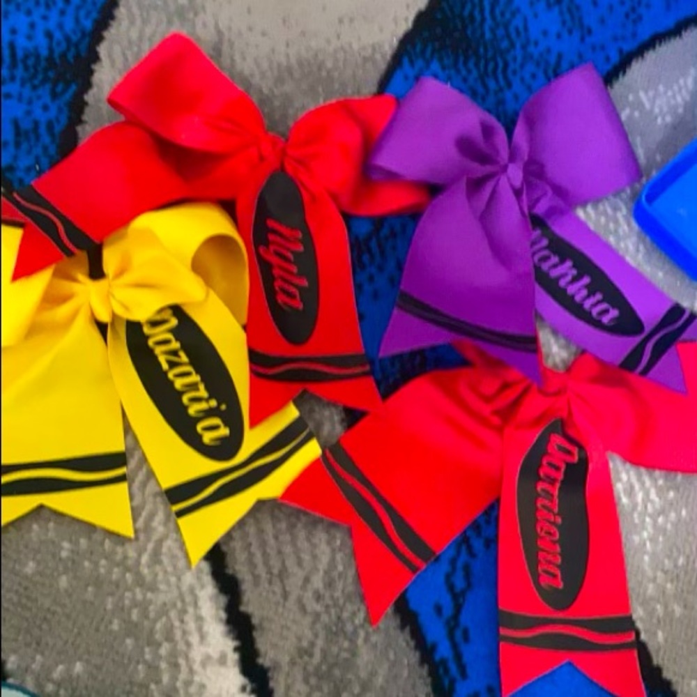 CUSTOM BOWS ( crayon style )